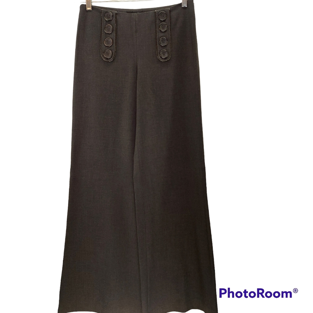 Charcoal Grey Wide Leg Palazzo Pants Size 4 Brand Kensie Pretty